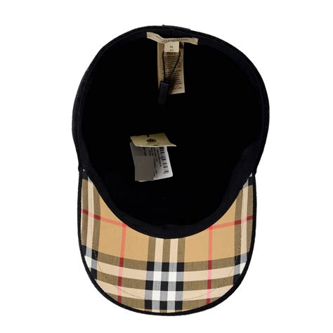 burberry cap black